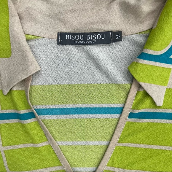 Bisou Bisou Collared Short Sleeve Top - Picture 8 of 12